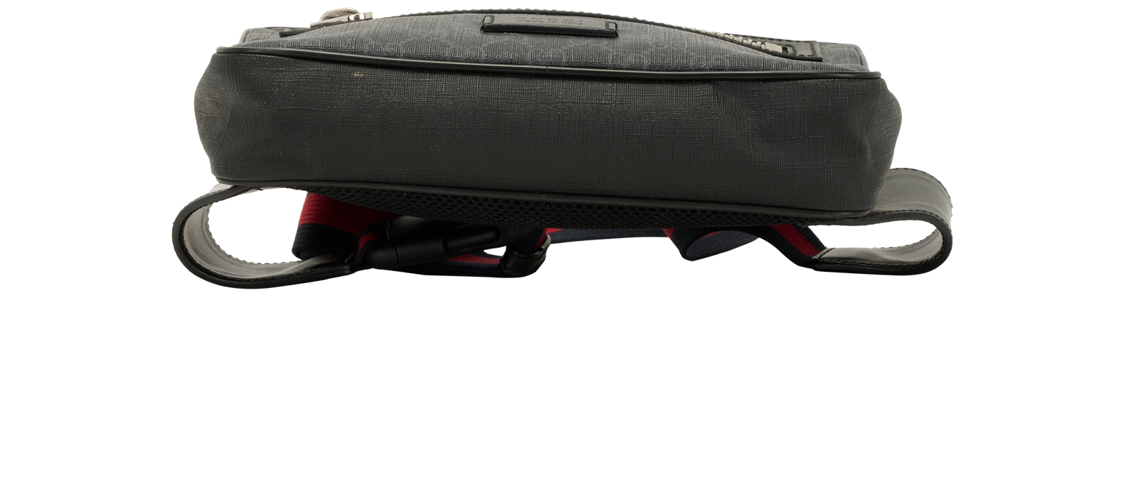 GG Belt Bag, &pound;450, Handbags, Black, Canvas, Top view